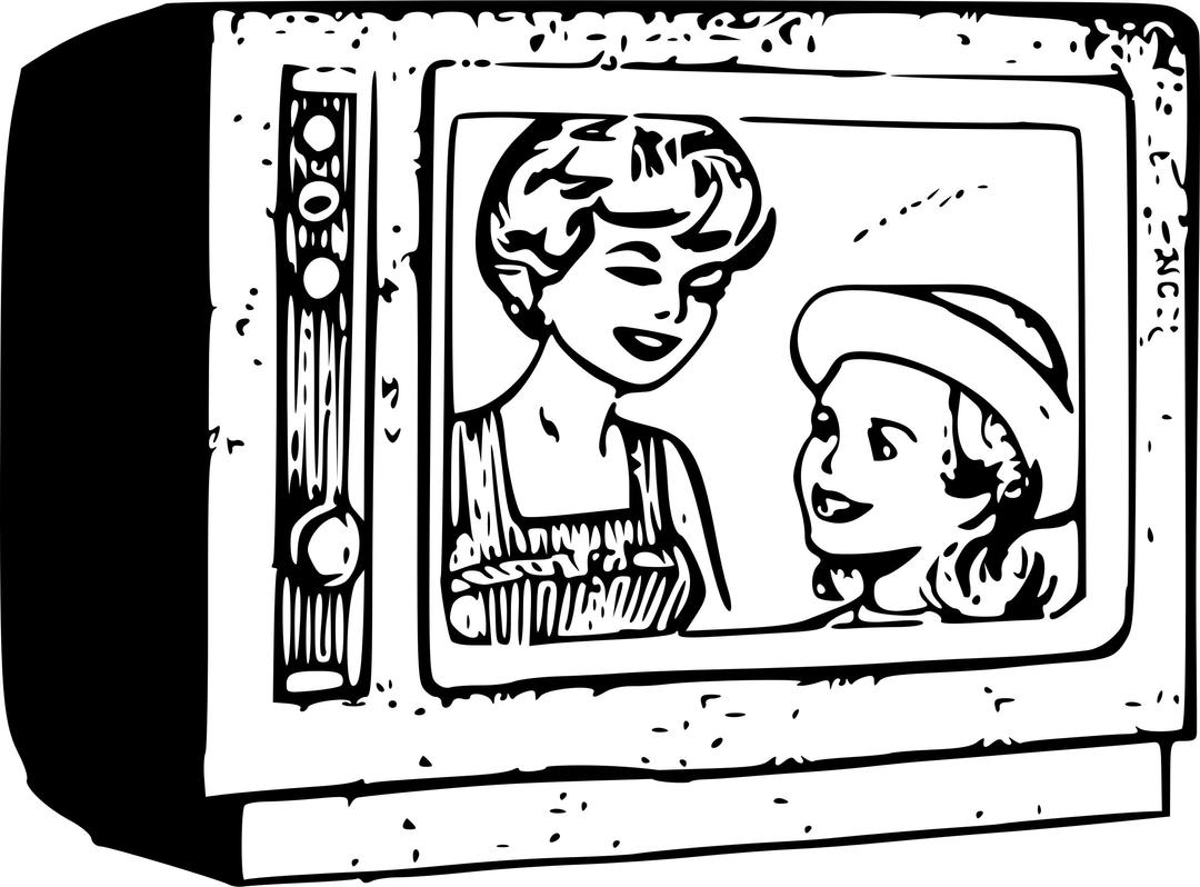 Old Style TV png transparent