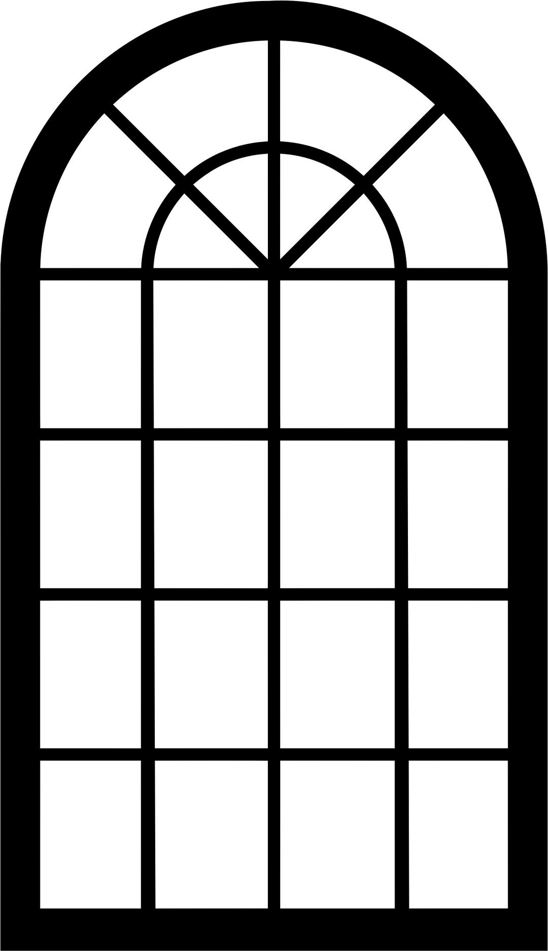 Old Window png transparent