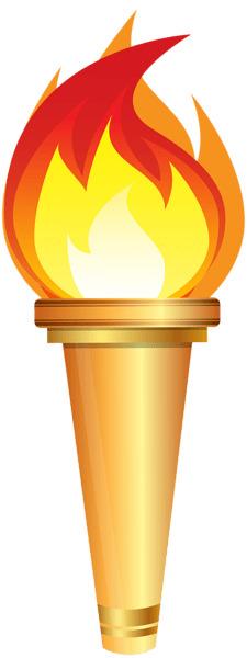 Olympic Torch Clipart png transparent