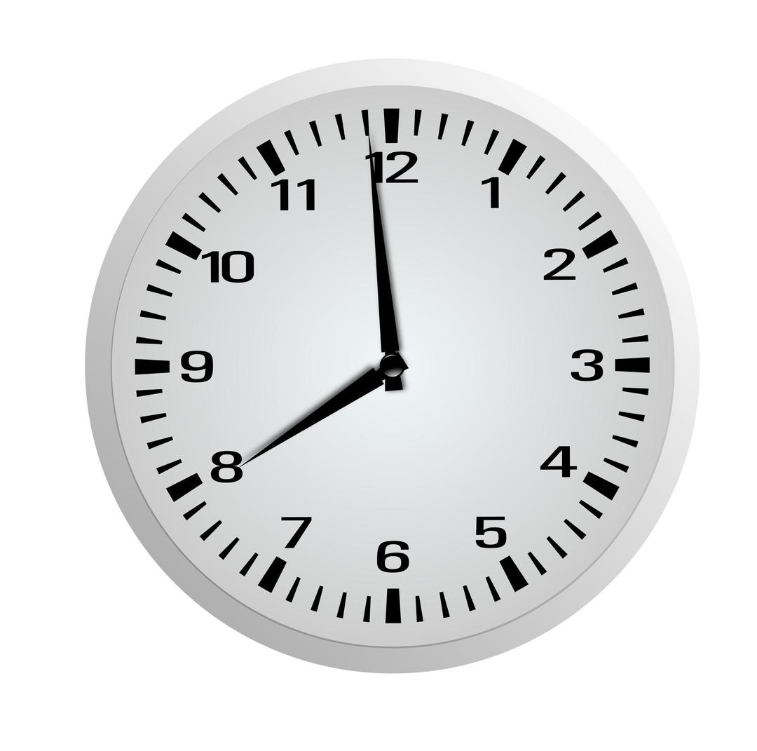 One Minute Before Eight - 7:59 png transparent