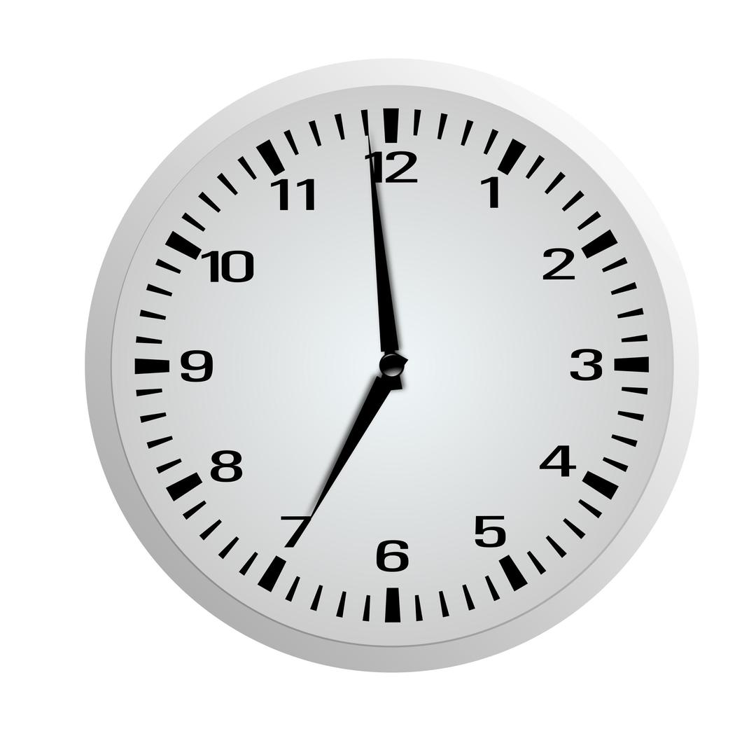 One Minute Before Seven - 6:59 png transparent