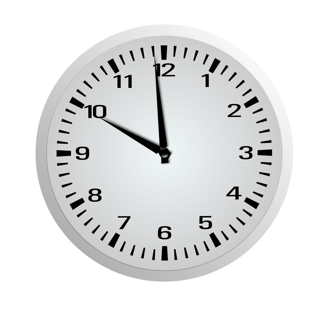 One Minute Before Ten - 9:59 png transparent