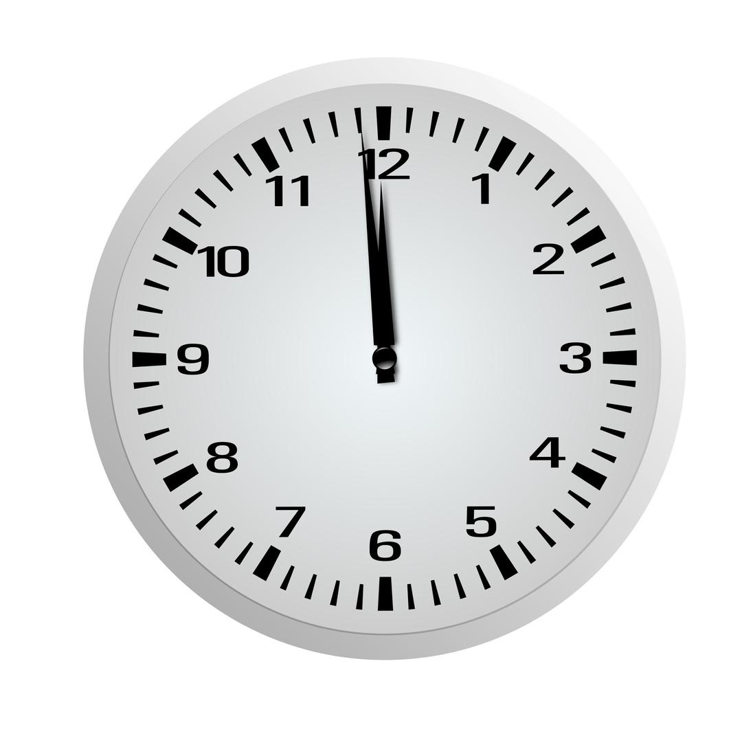 One Minute Before Twelve - 11:59 png transparent