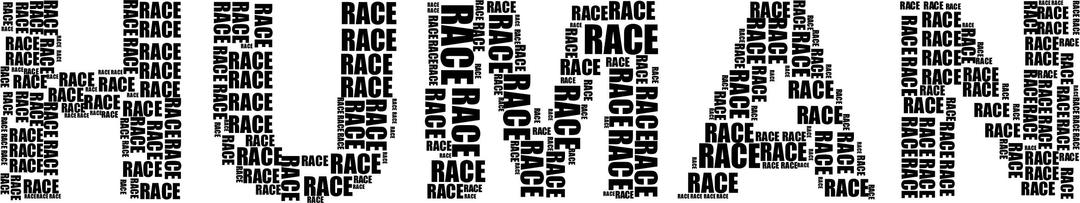 One Race Black png transparent