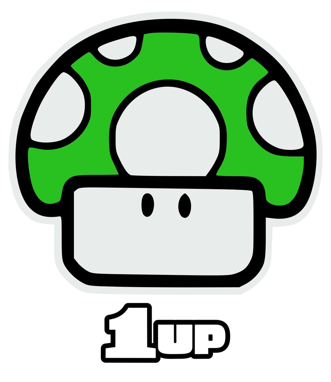 one up png transparent