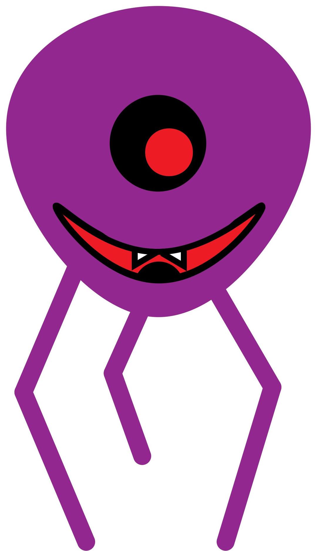 One-eyed Ghoul Octopus png transparent