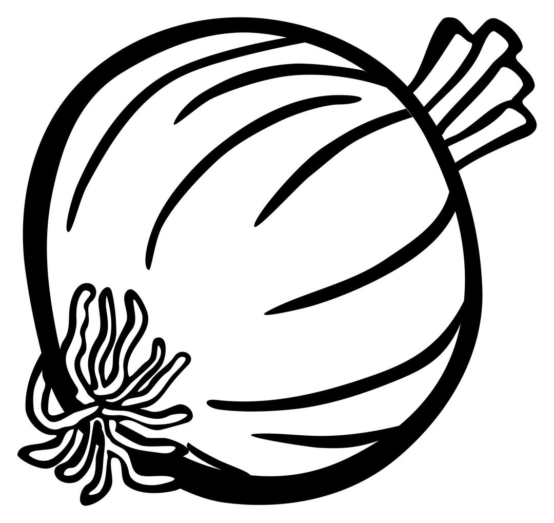 Onion w/o shading png transparent