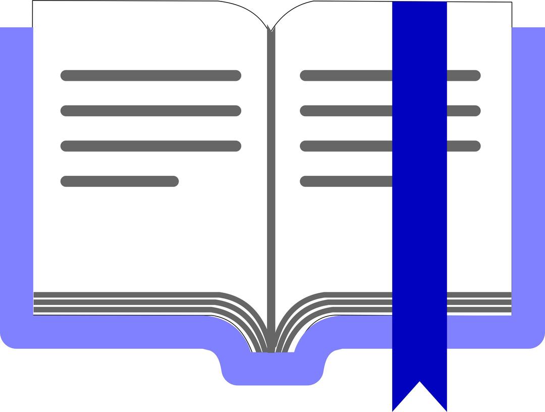 Open Book with Marker png transparent