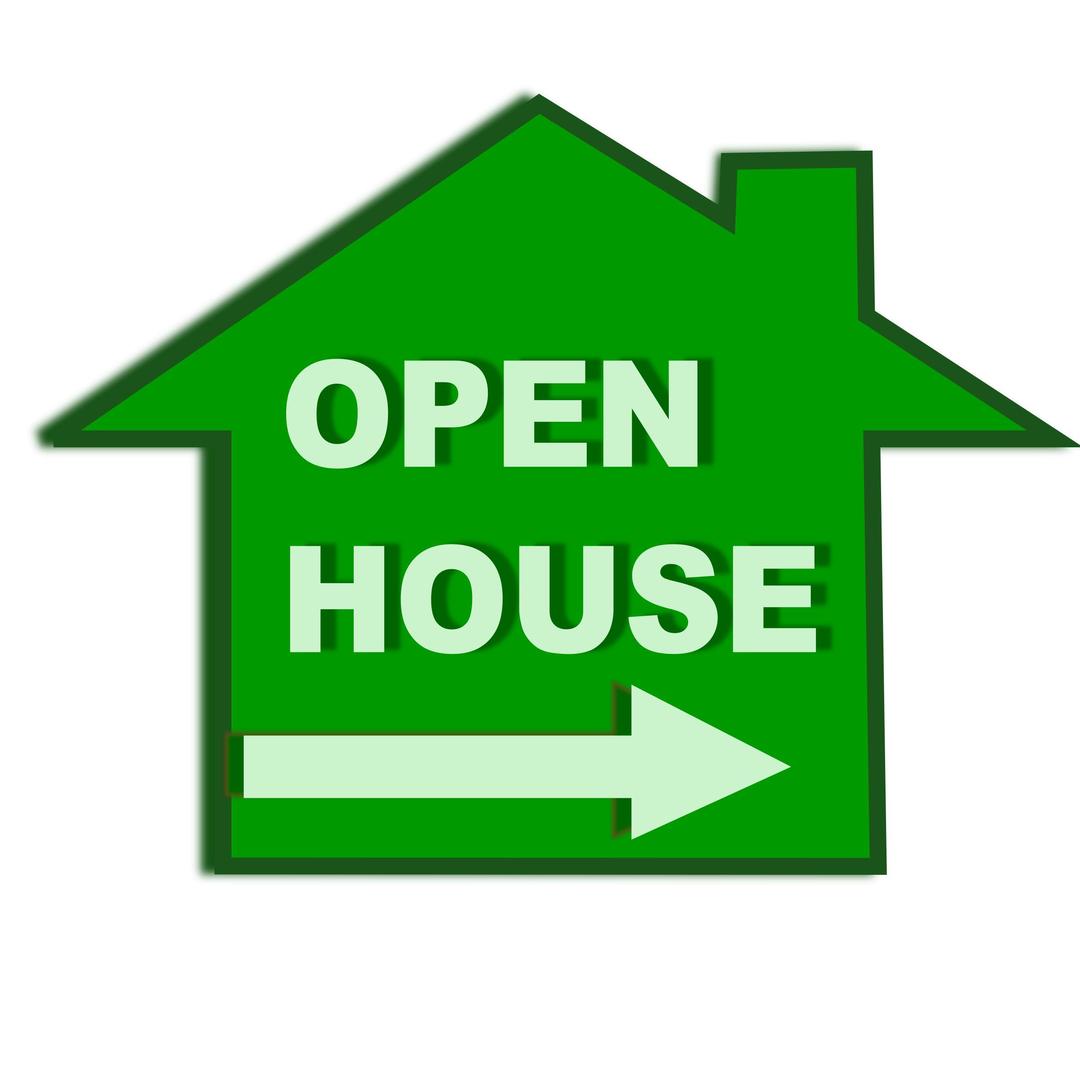 Open house icon png transparent