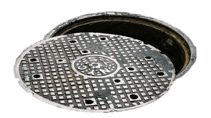 Open Manhole Cover png transparent