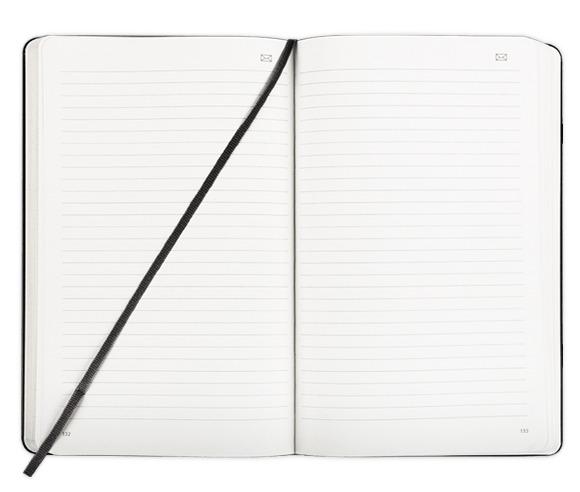 Open Moleskine Notebook png transparent
