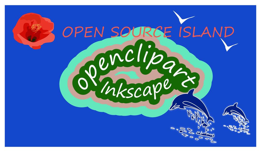 Open source island 01 png transparent