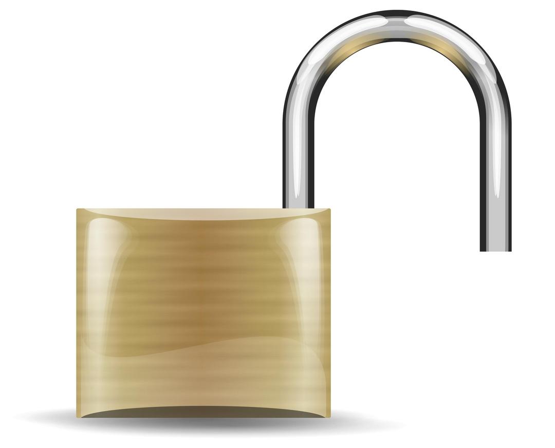 Opened lock png transparent