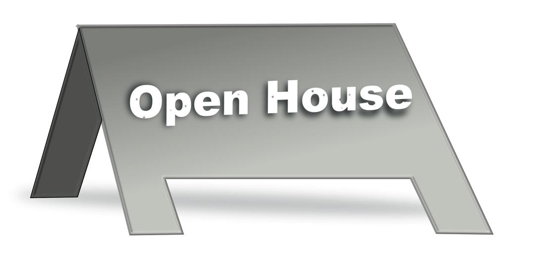 open-house-signage png transparent