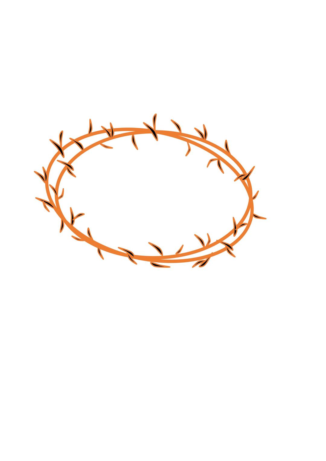 Or thorns composed png transparent