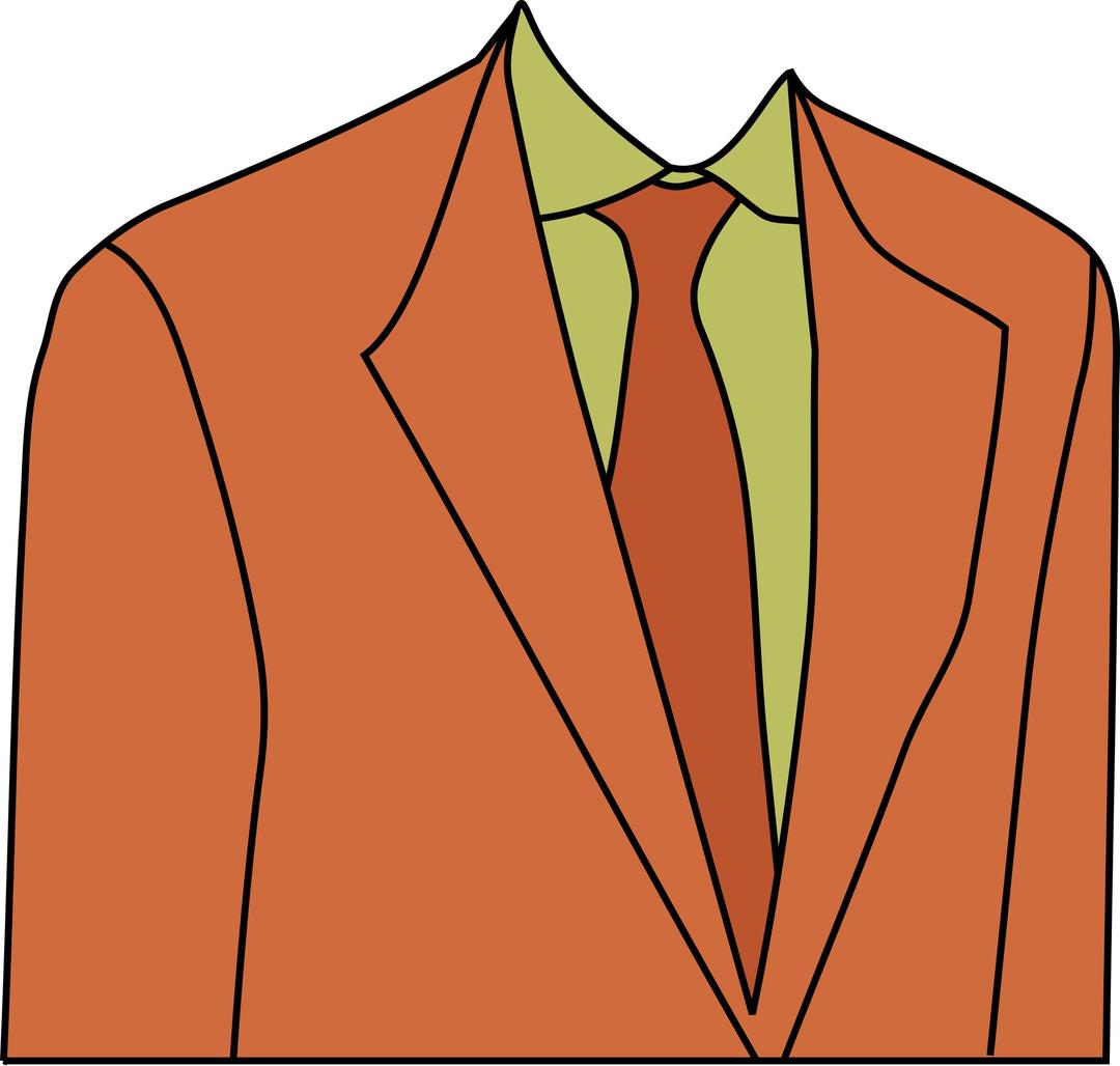 Orange Disco Suit png transparent