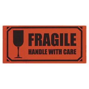 Orange Fragile Handle With Care Sign png transparent