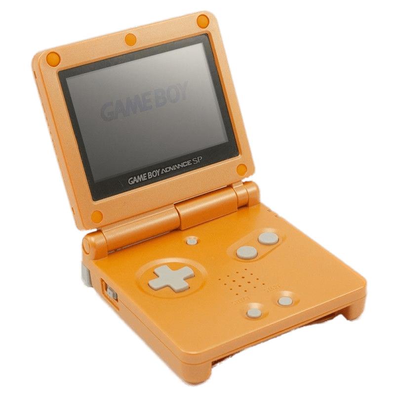 Orange Game Boy Advance SP png transparent