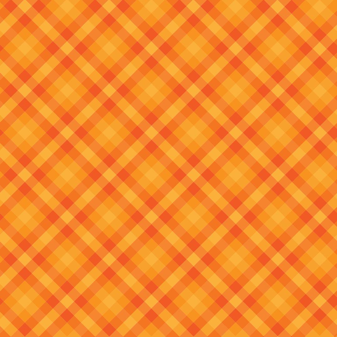 Orange Gingham Checkered Background png transparent