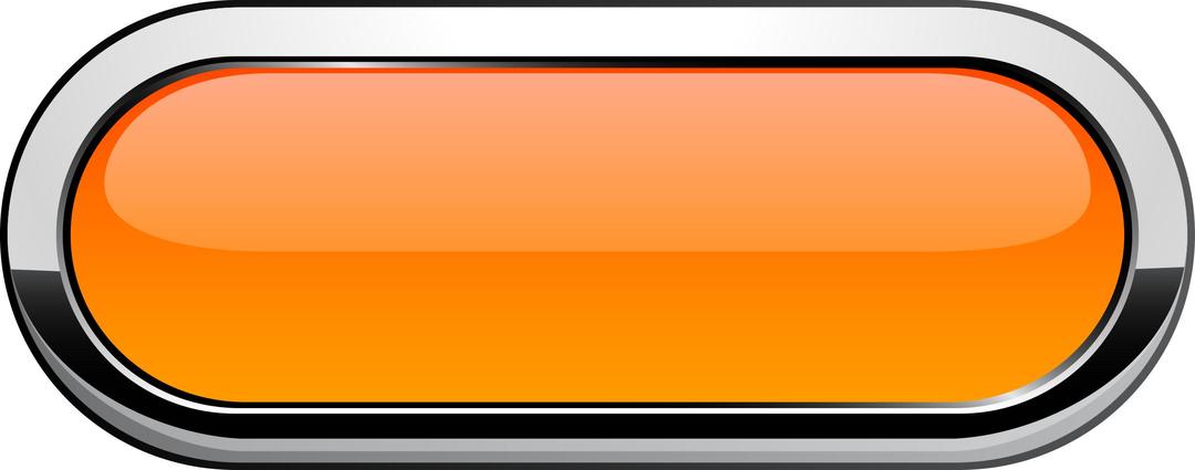 Orange Rounded Button png transparent