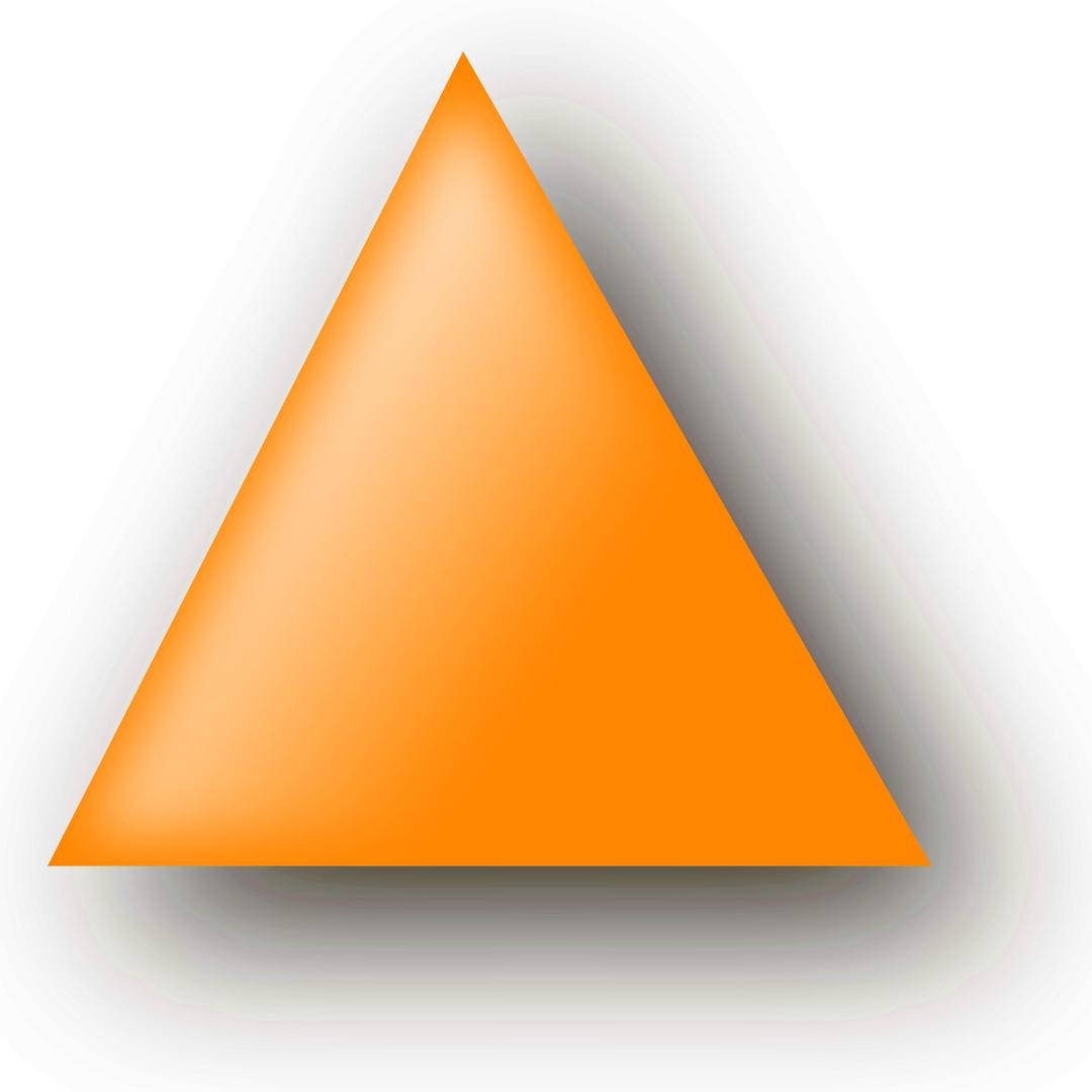 orange triangle png transparent