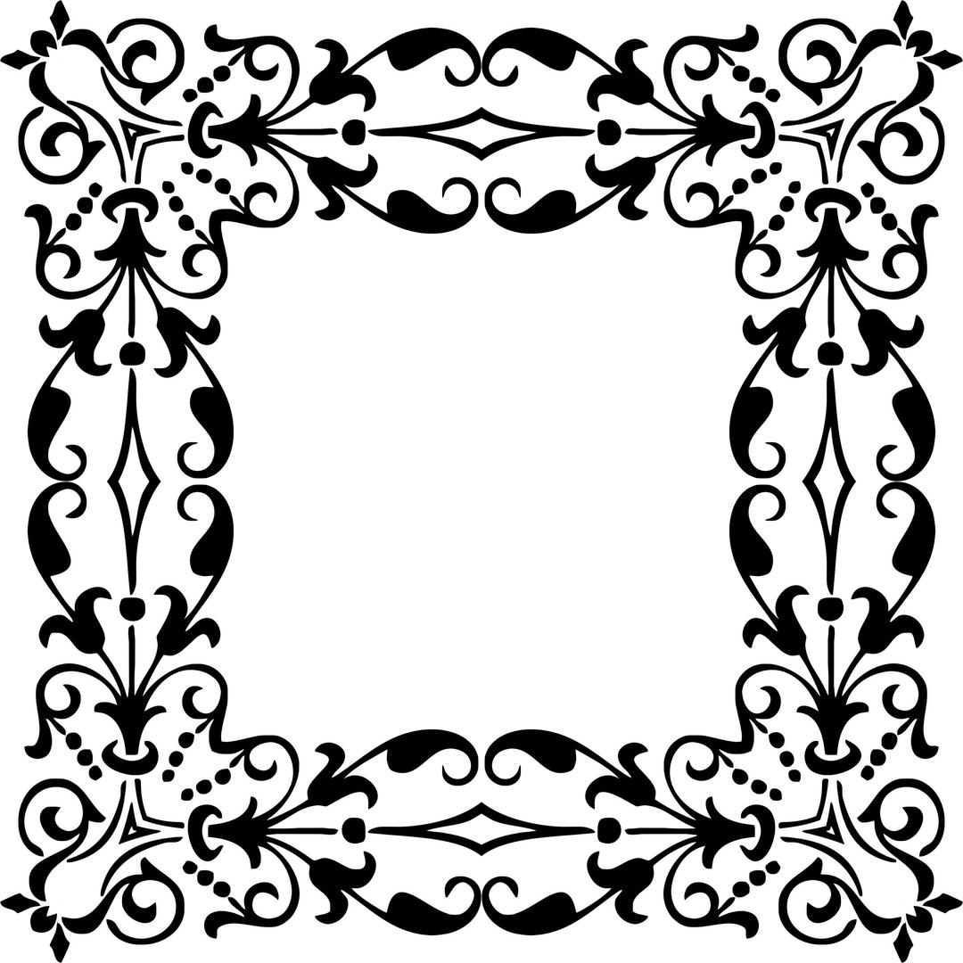 Ornamental Divider Frame 2 png transparent