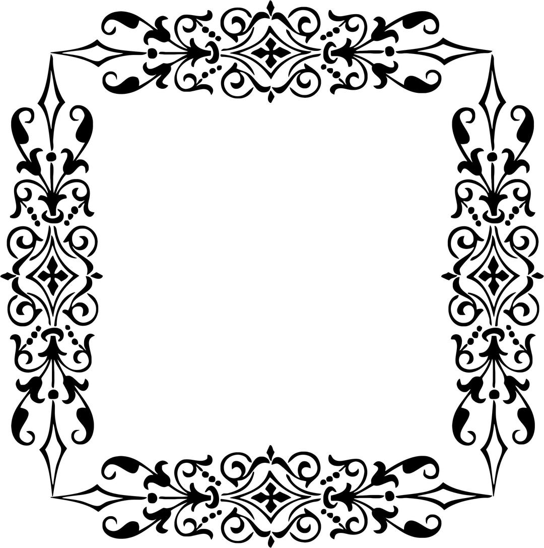 Ornamental Divider Frame 3 png transparent