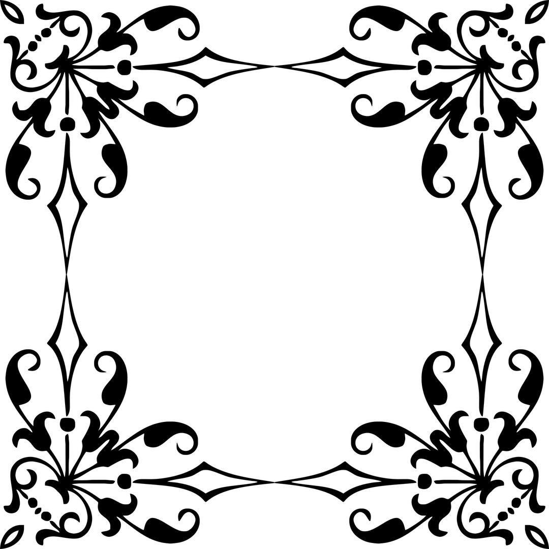 Ornamental Divider Frame 4 png transparent