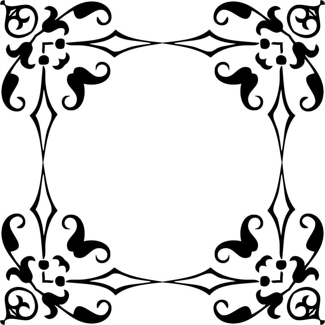 Ornamental Divider Frame 7 png transparent