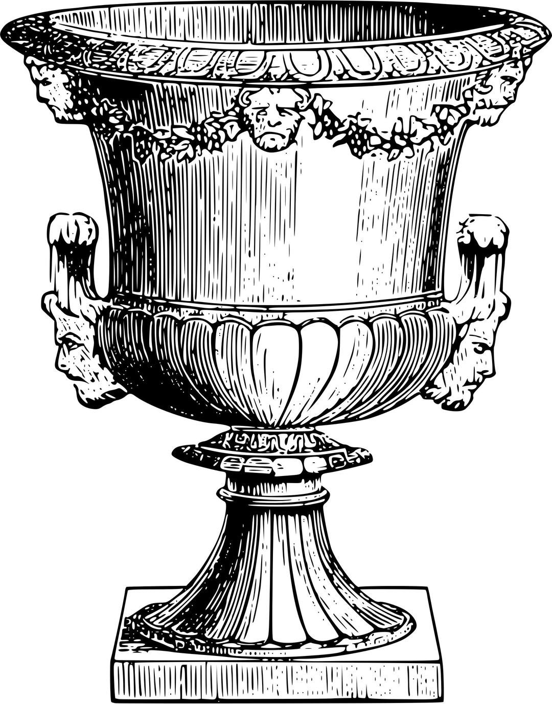 Ornate cup png transparent