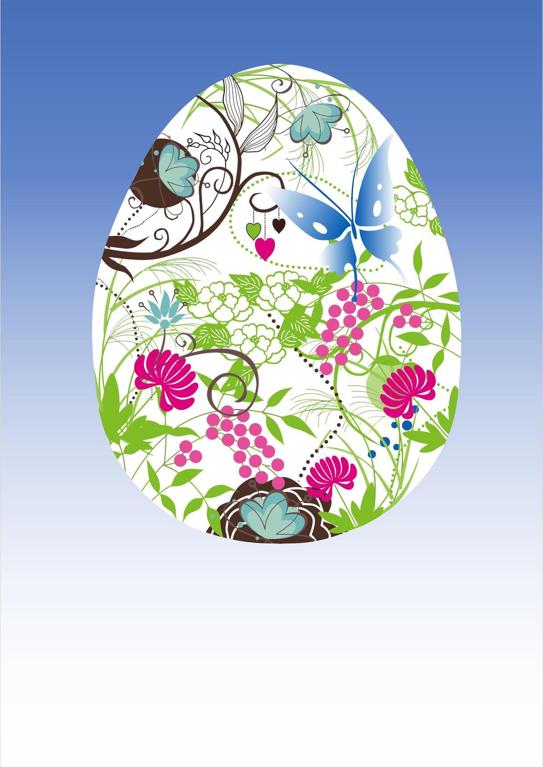 Ornate Decorated Easter Egg png transparent