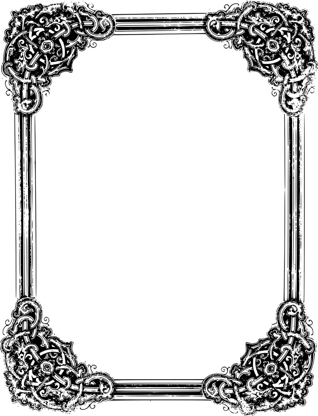 Ornate Eyeball Frame png transparent