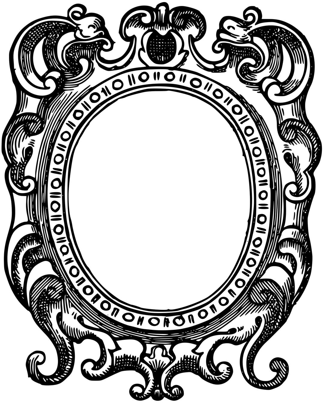 Ornate frame 3 png transparent