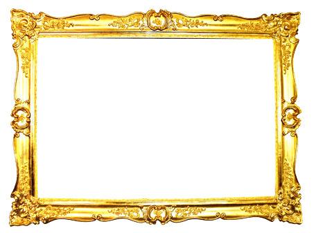Ornate Gold Frame png transparent