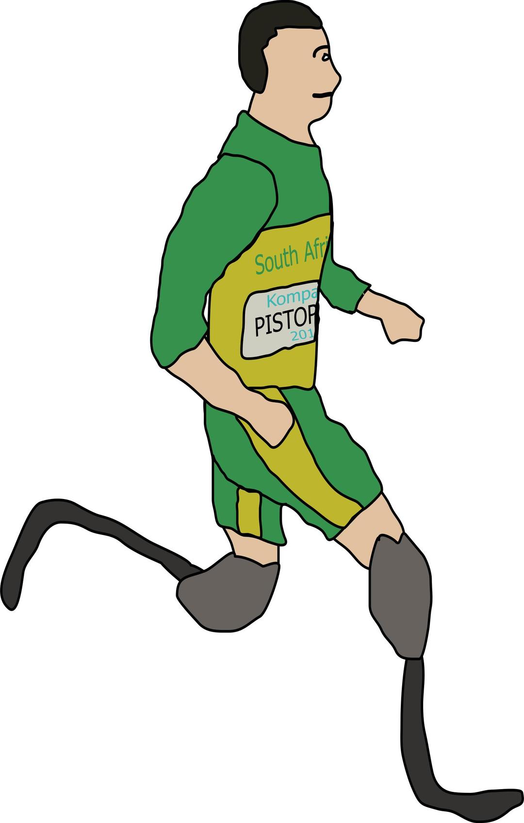 Oscar Pistorius - Amputee Runner png transparent