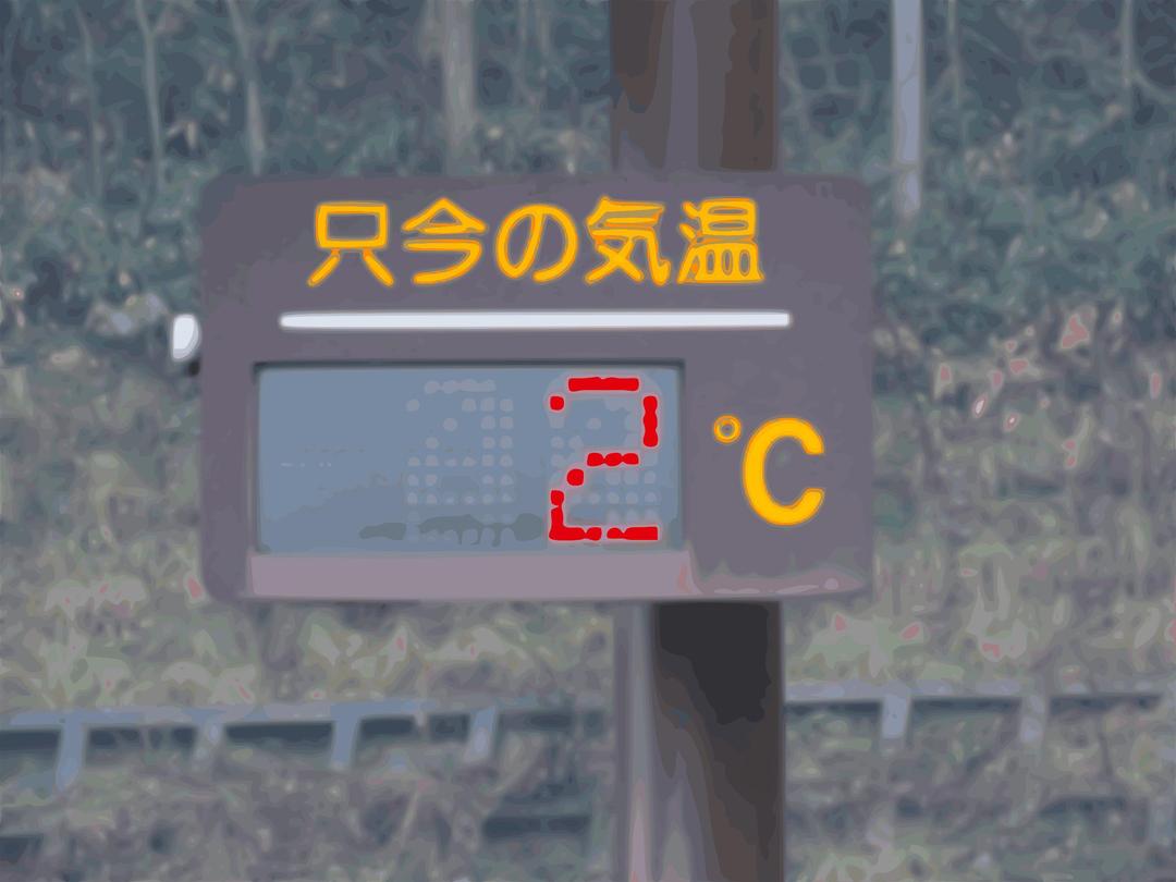 Outdoor temperature displaying apparatus png transparent