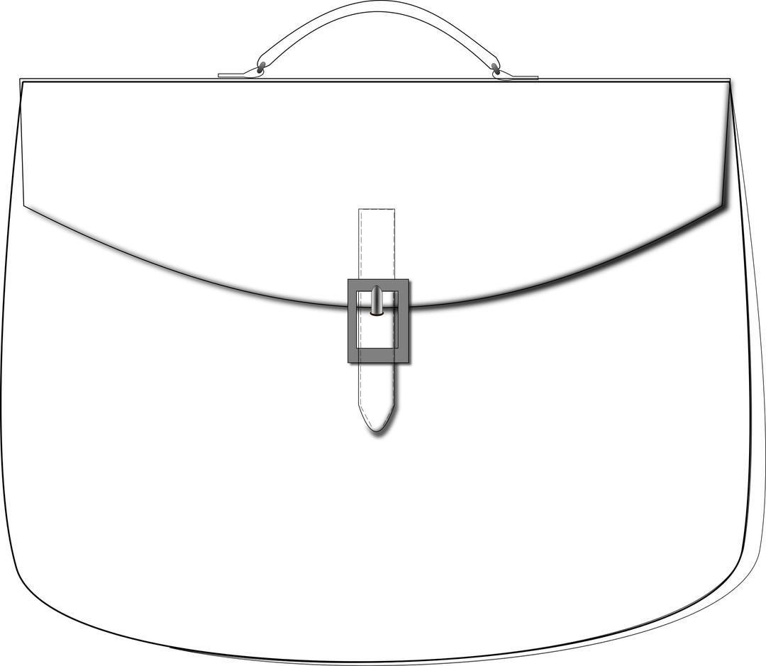 Outline briefcase png transparent