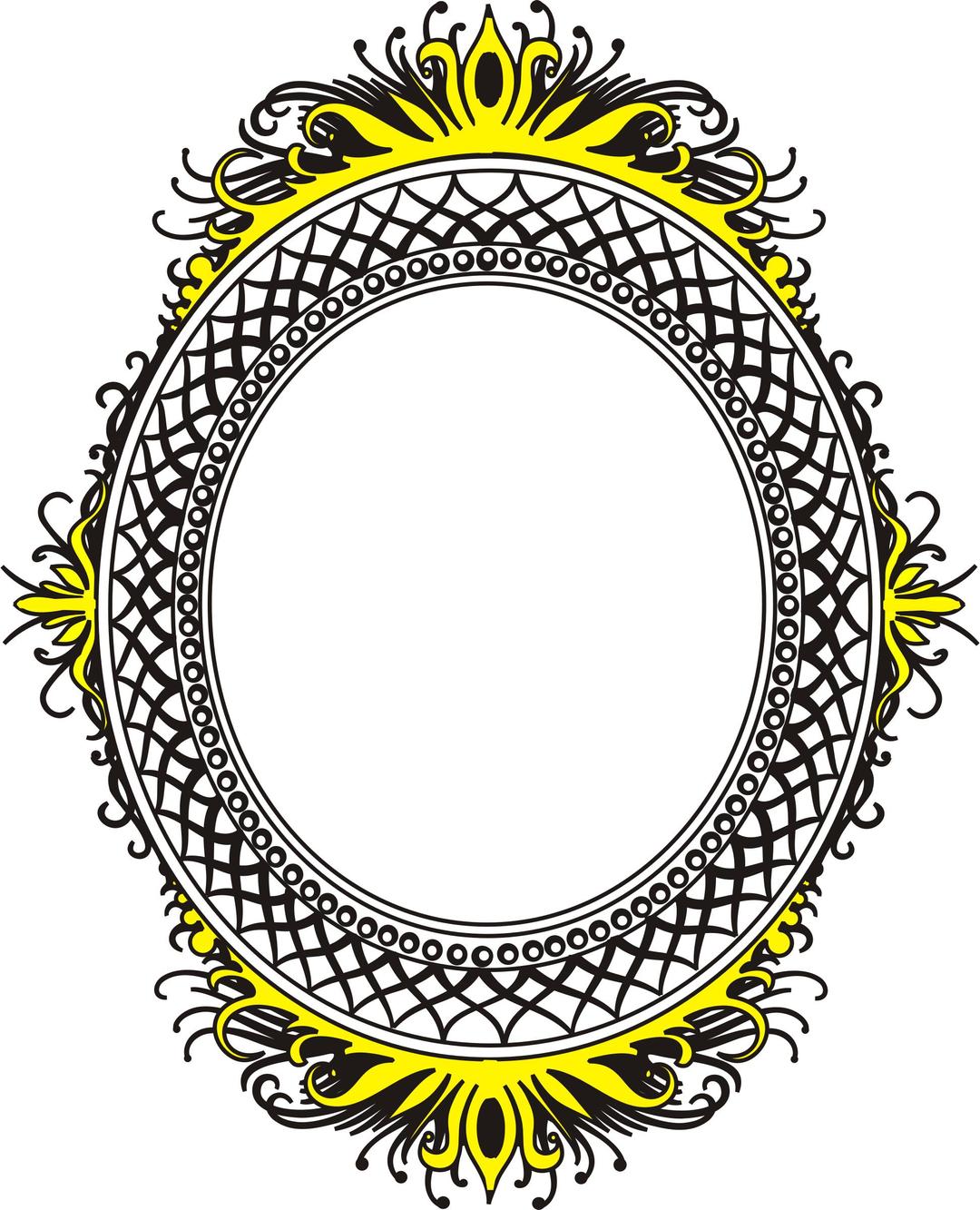 Oval frame png transparent