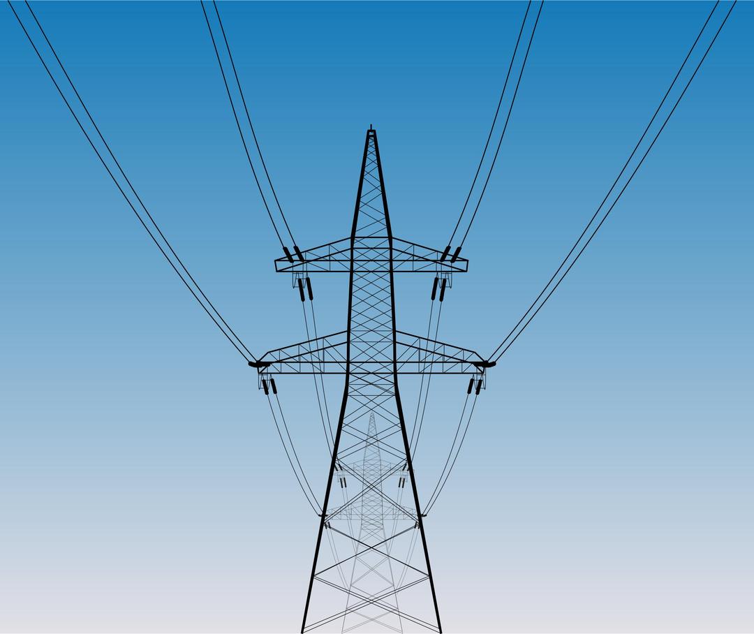 Overhead power line by Rones png transparent