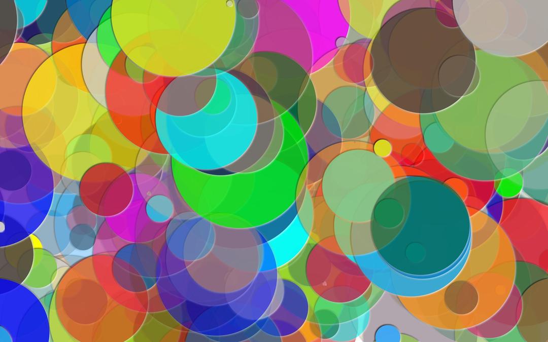 Overlapping Circles Background 3 png transparent