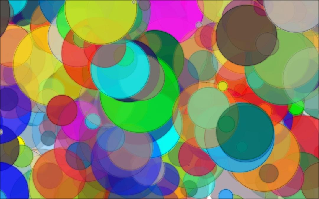 Overlapping Circles Background 7 png transparent
