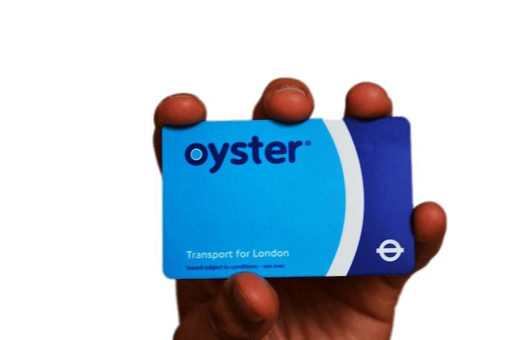 Oyster Card In Hand png transparent