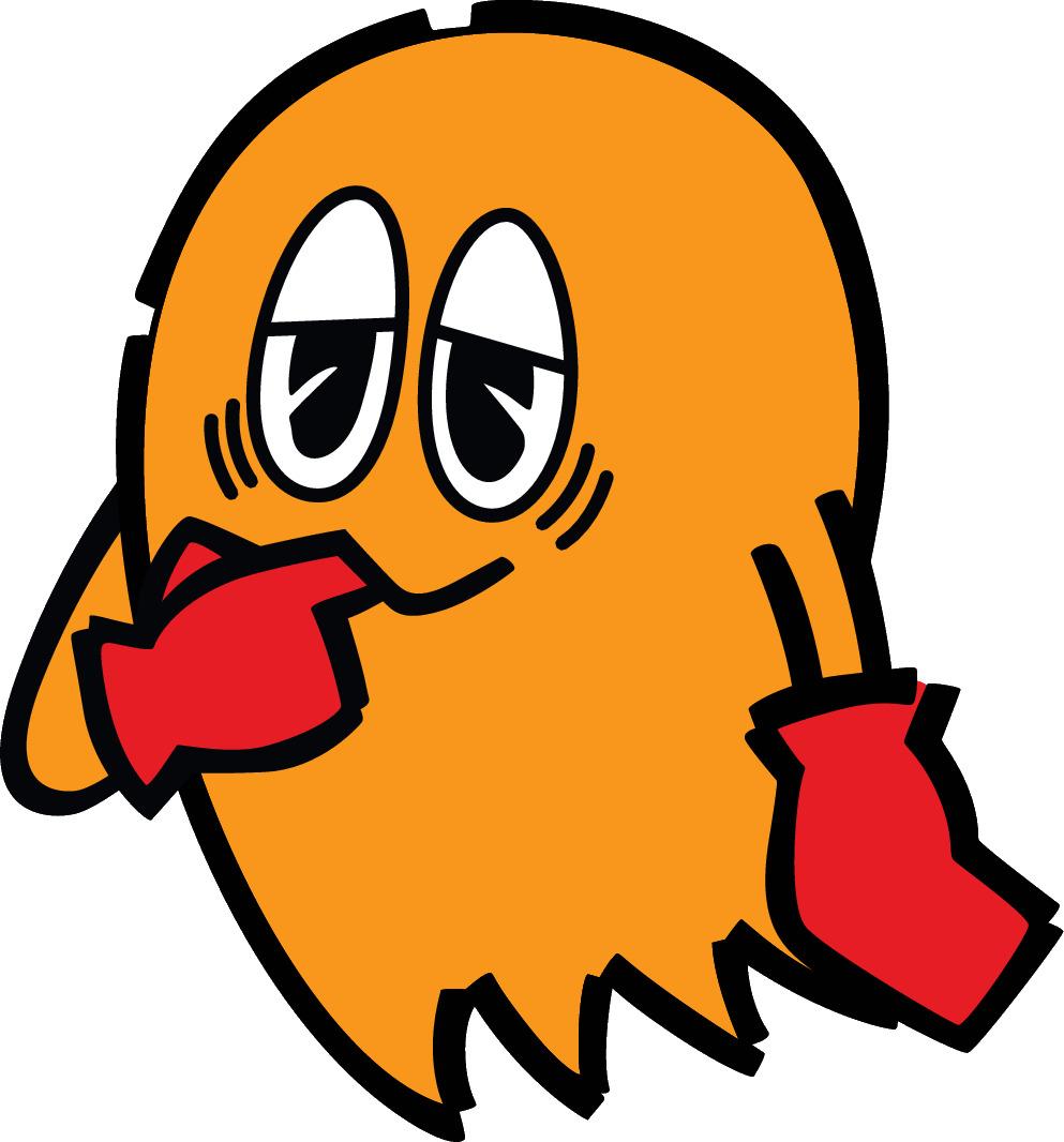 Pac Man Clyde png transparent