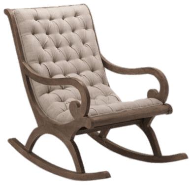 Padded Rocking Chair png transparent