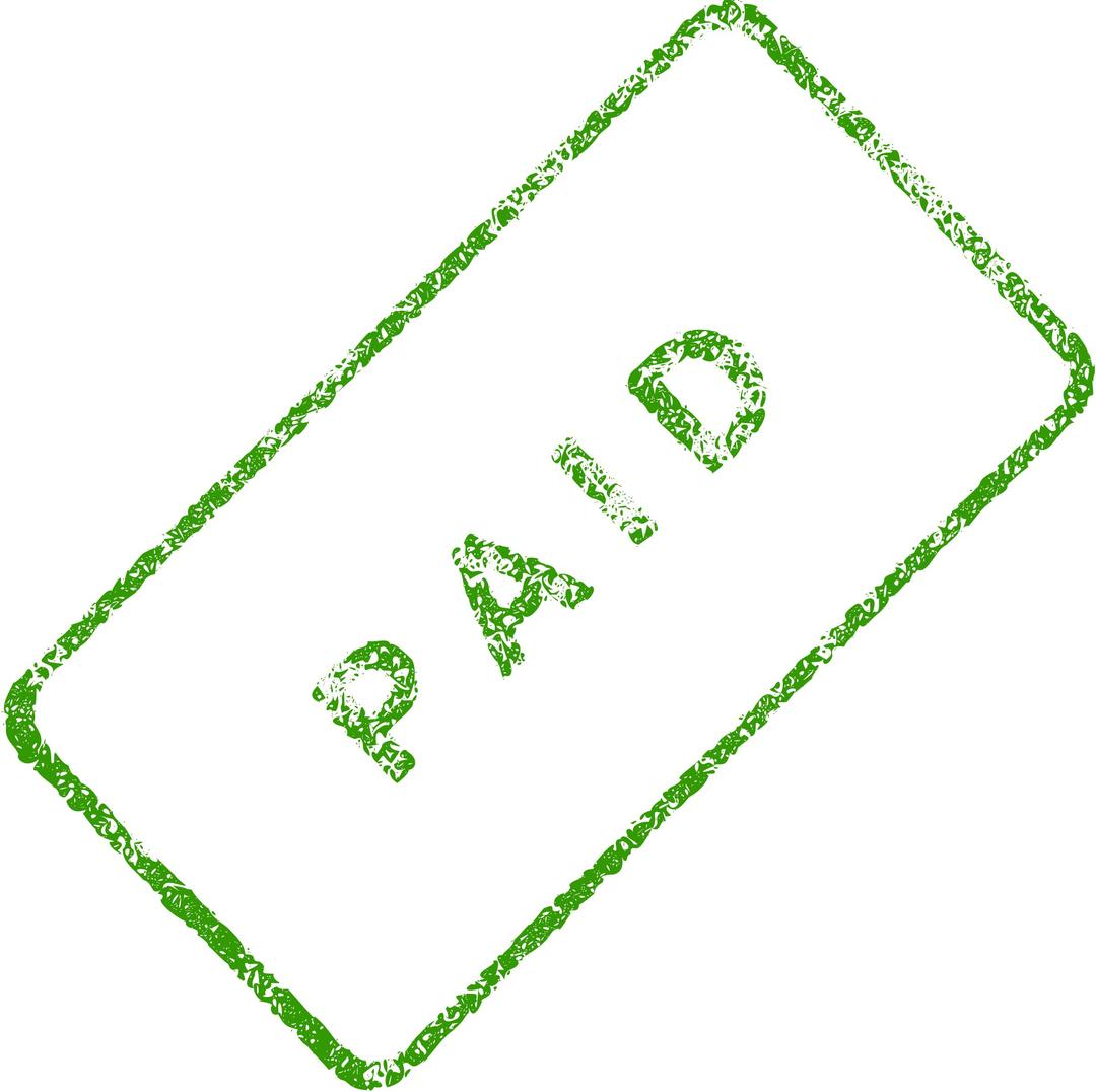 Paid Business Stamp 2 png transparent