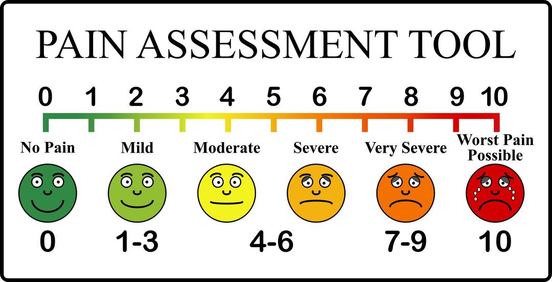 Pain Scale fixed png transparent