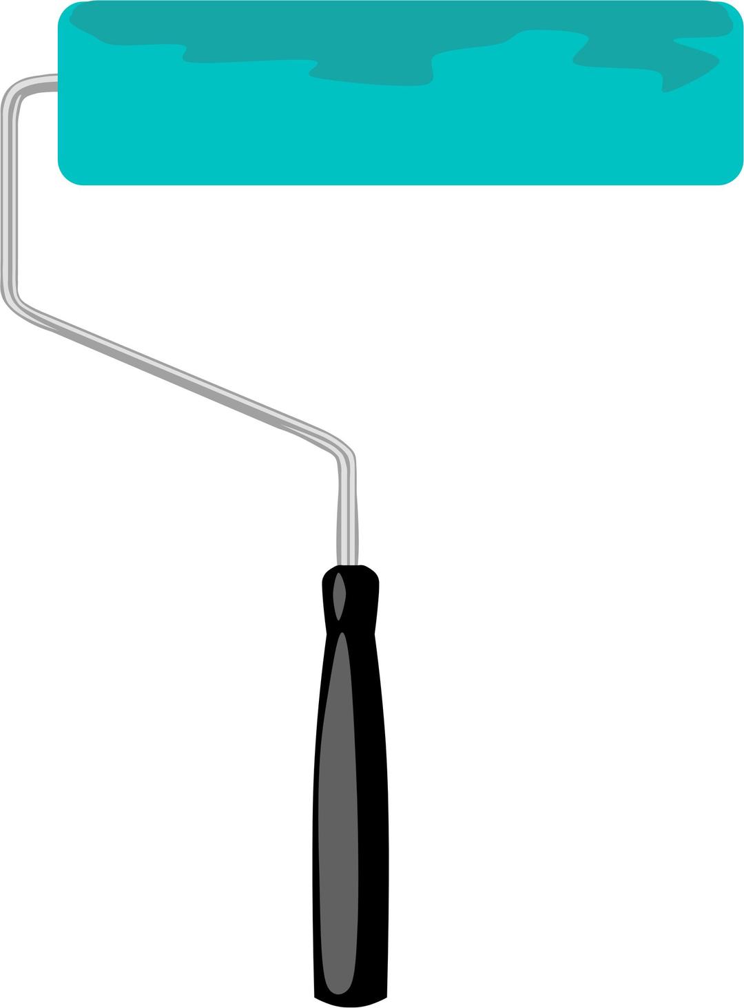 Paint roller, border, and banner png transparent