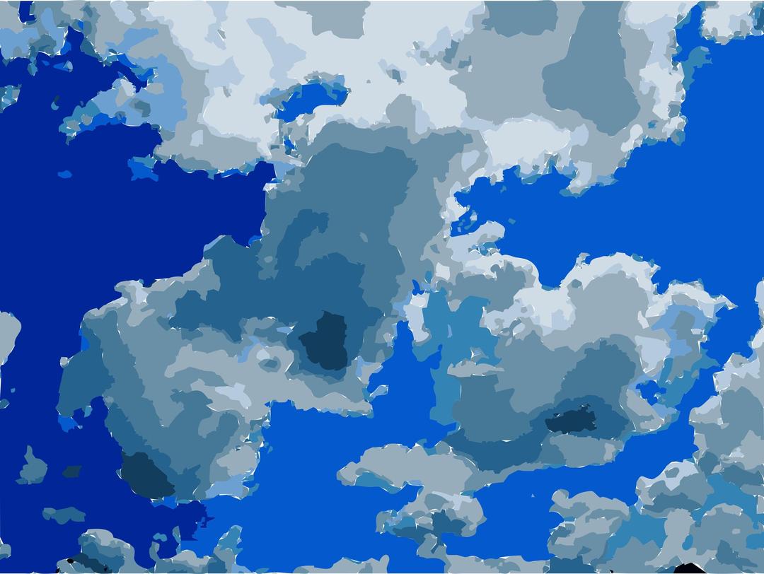 Painted Clouds png transparent