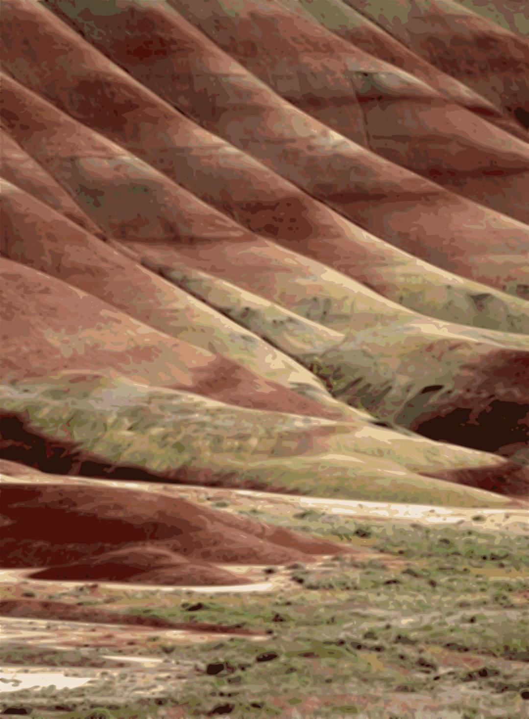 Painted Hills of John Day Fossil Beds, Oregon png transparent