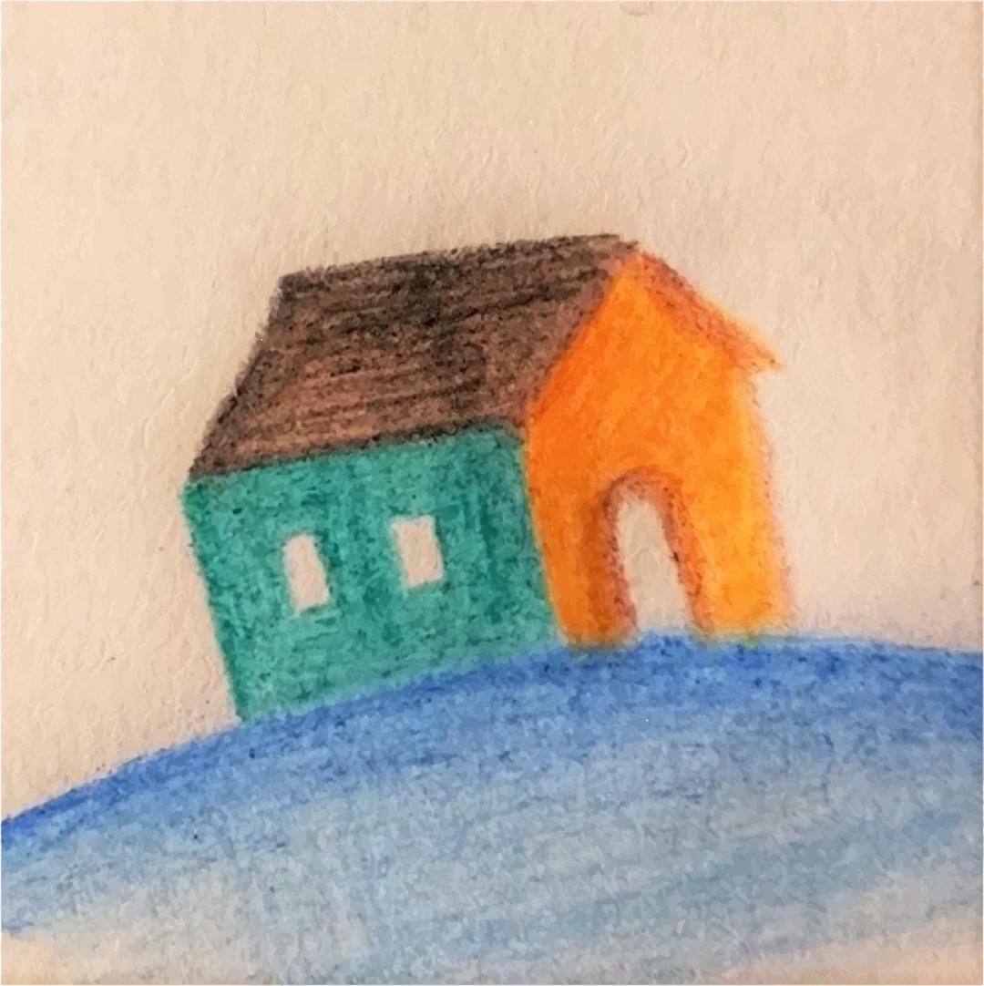 Painted Home (Vectorized) png transparent